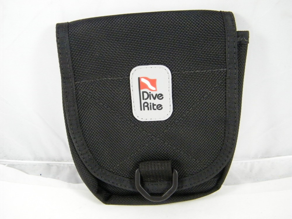 NEW ~ DIVE RITE ~ CLIPPER POCKET ~ PART # AC2714  ~ HOOK & LOOP ~ SCUBA DIVING