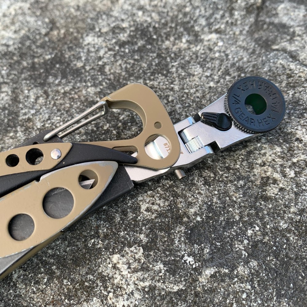 711L Flat End Flex Head EDC Ratchet Wrench - Screwdriver Accessory...