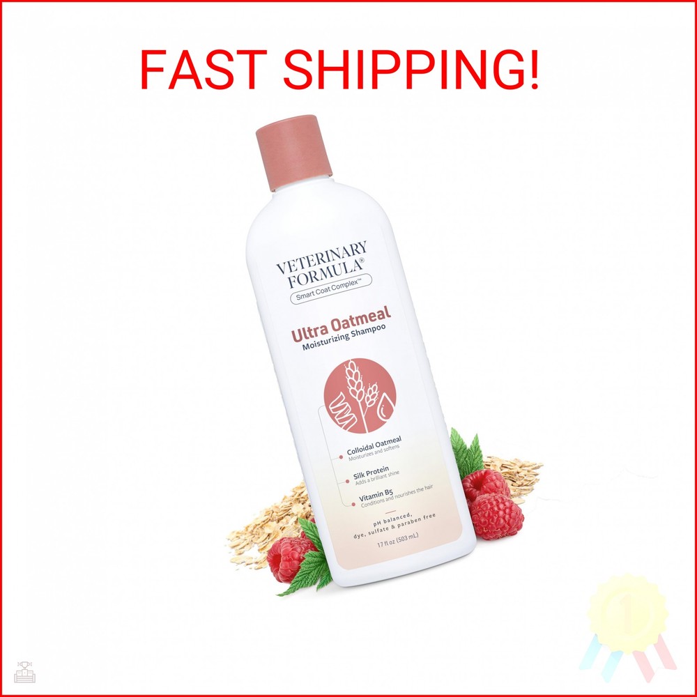 Veterinary Formula Smart Coat Complex Ultra Oatmeal Moisturizing Shampoo for Dog