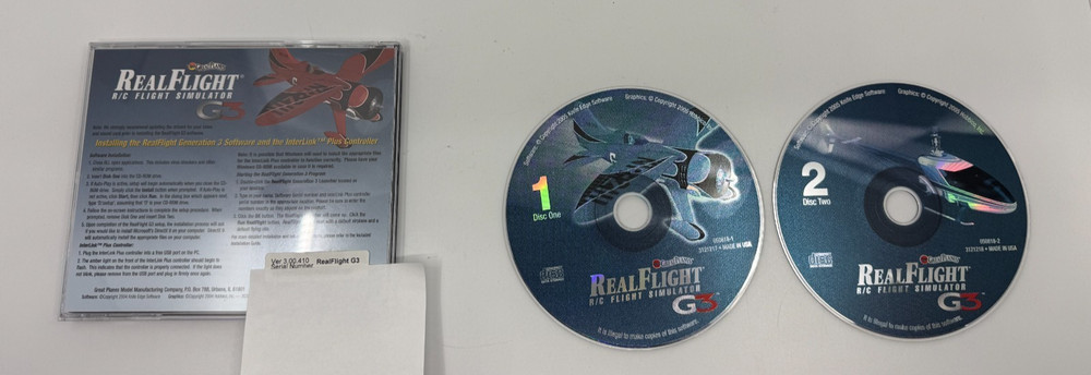 Great Planes RealFlight RC Flight Simulator G3 InterLink Plus - CIB -