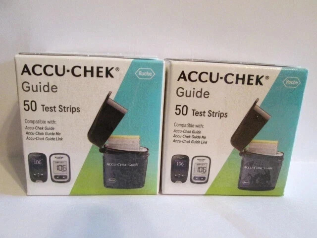 100 test strips Accu- Chek Guide EXP 12/2025+ , FREE SHIPPING