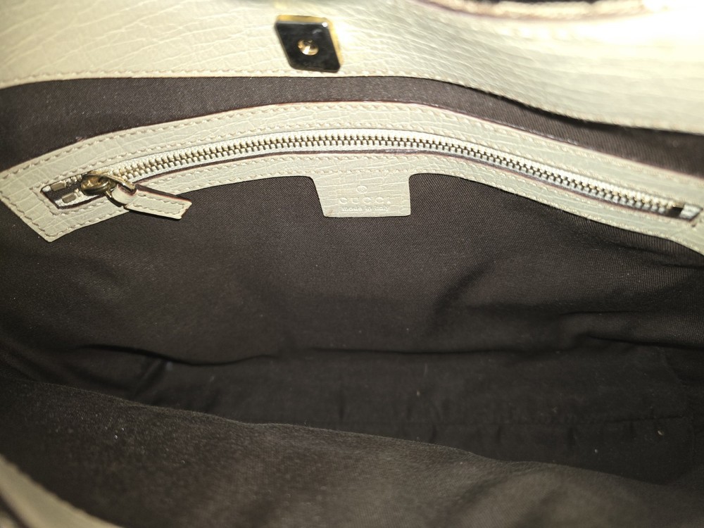 Gucci GG Pattern Shoulder Bag with Horsebit Accent