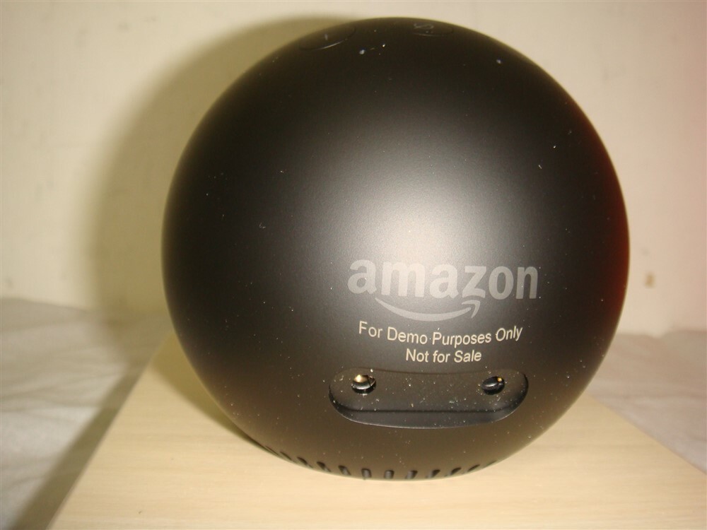 AMAZON ECHO SPOT SMART SPEAKER BLACK DEMO UNIT - READ!