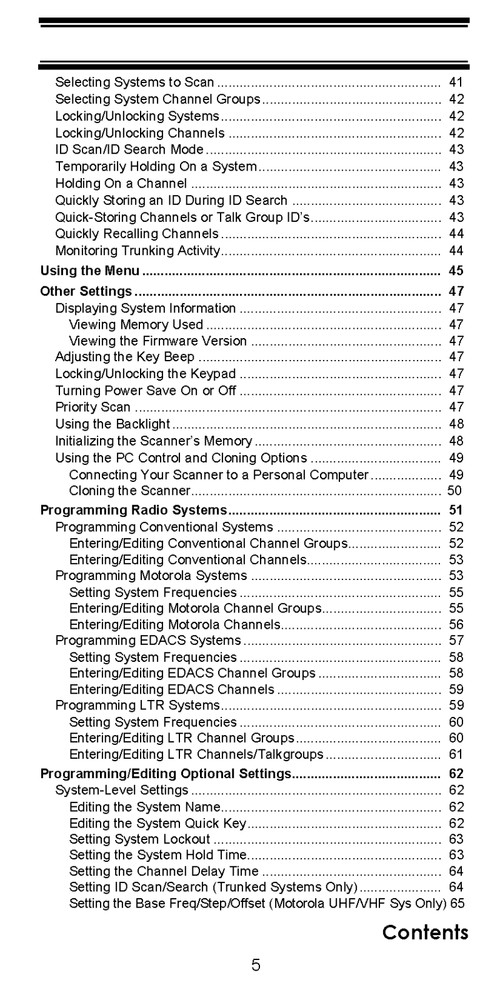 Uniden BC246T Instructions Operating Manual User Guide COIL BOUND