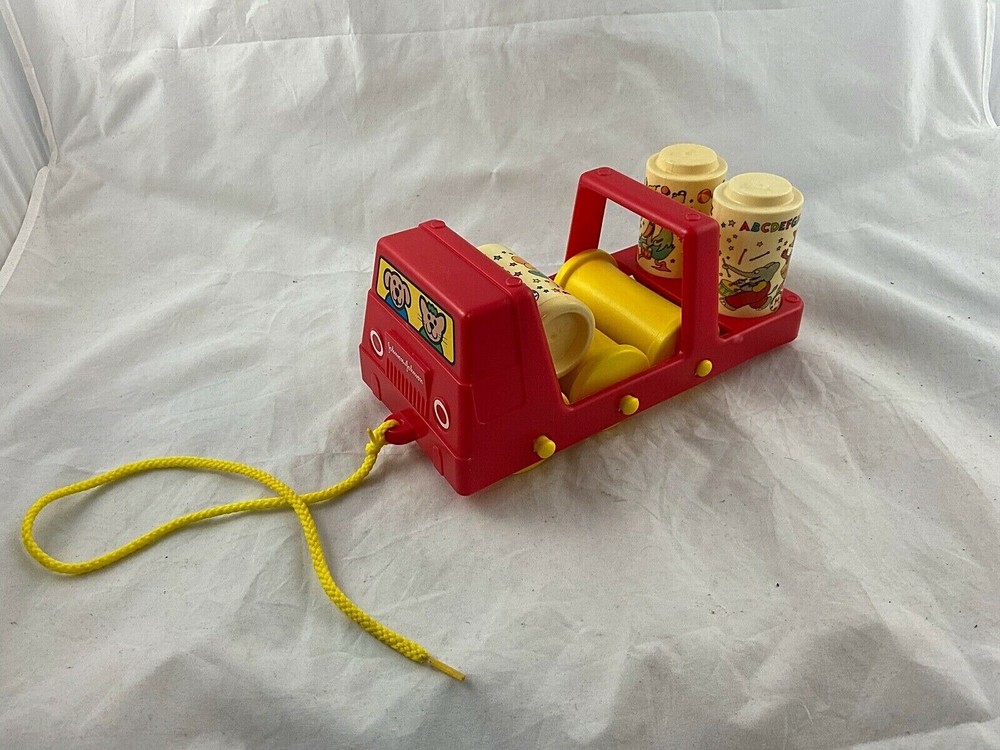 Vintage - Johnson & Johnson - Rhythm Roller - Pull Toy - 3 Rollers - 1981