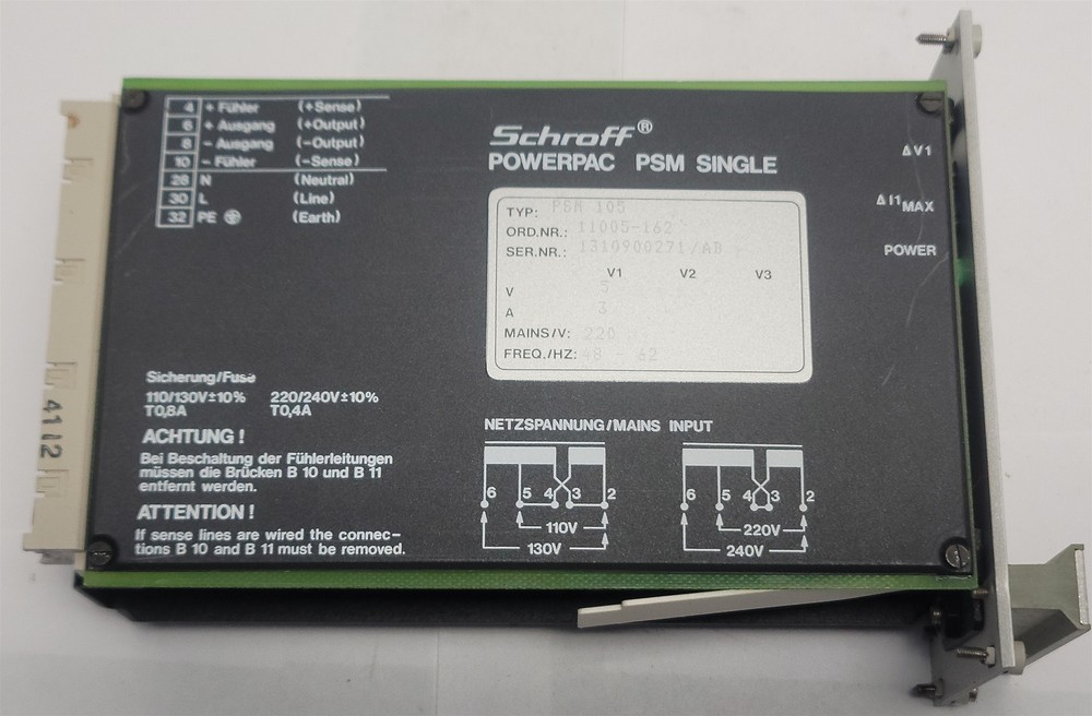 Schroff Powerpac PSM Single PSM 105 Power Supply
