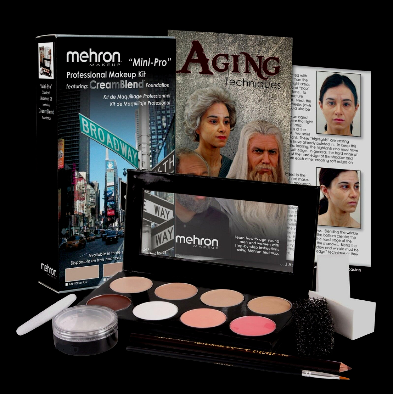 Mehron Mini-Pro Student Makeup Kit ~ Pick your choice