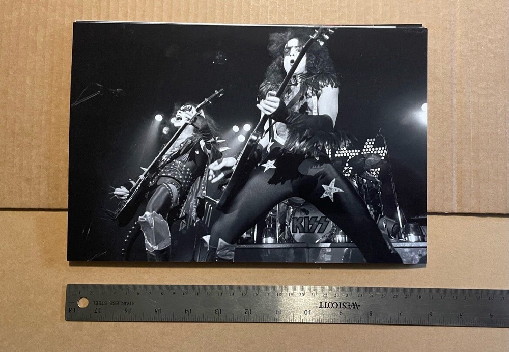 KISS - Alive tour  1975 .Photos 8x11 ish in size. Aucoin era