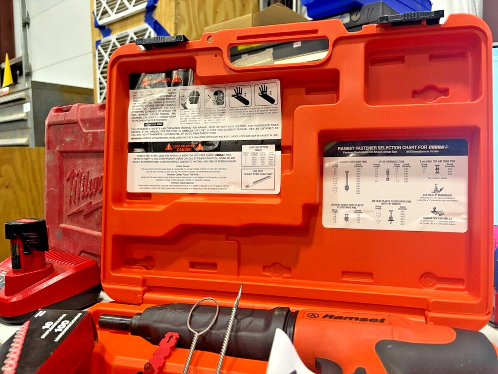 Ramset Cobra+ 0.27 Caliber Semi-Automatic Powder-Actuated Tool