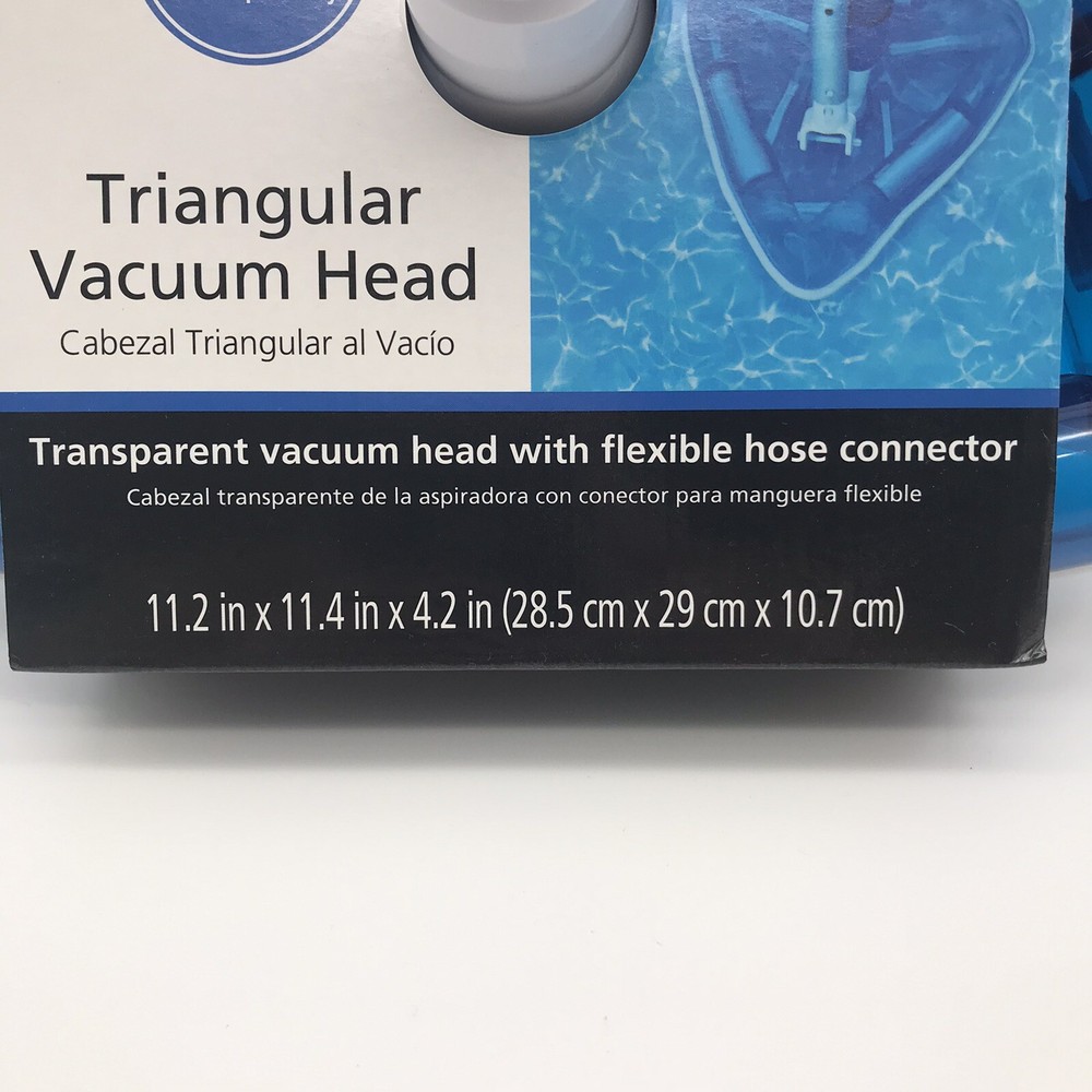 SWIMMING POOL Vacuum Head Bottom Brush Mainstays Triangular In &. Above Ground