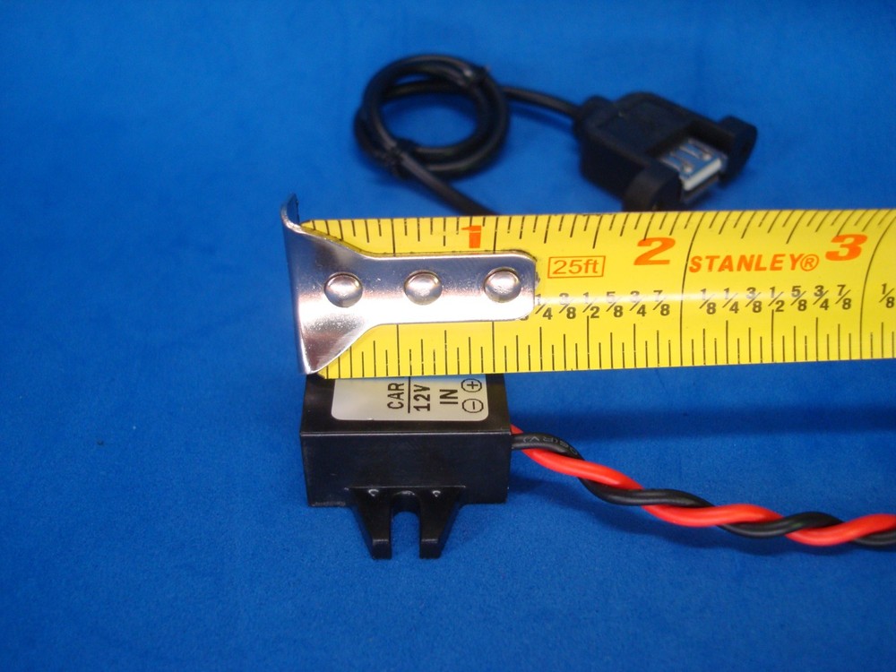 12V to 5-VOLT USB 3-AMP DC Converter Step Down Power Adapter Module Flush Mount