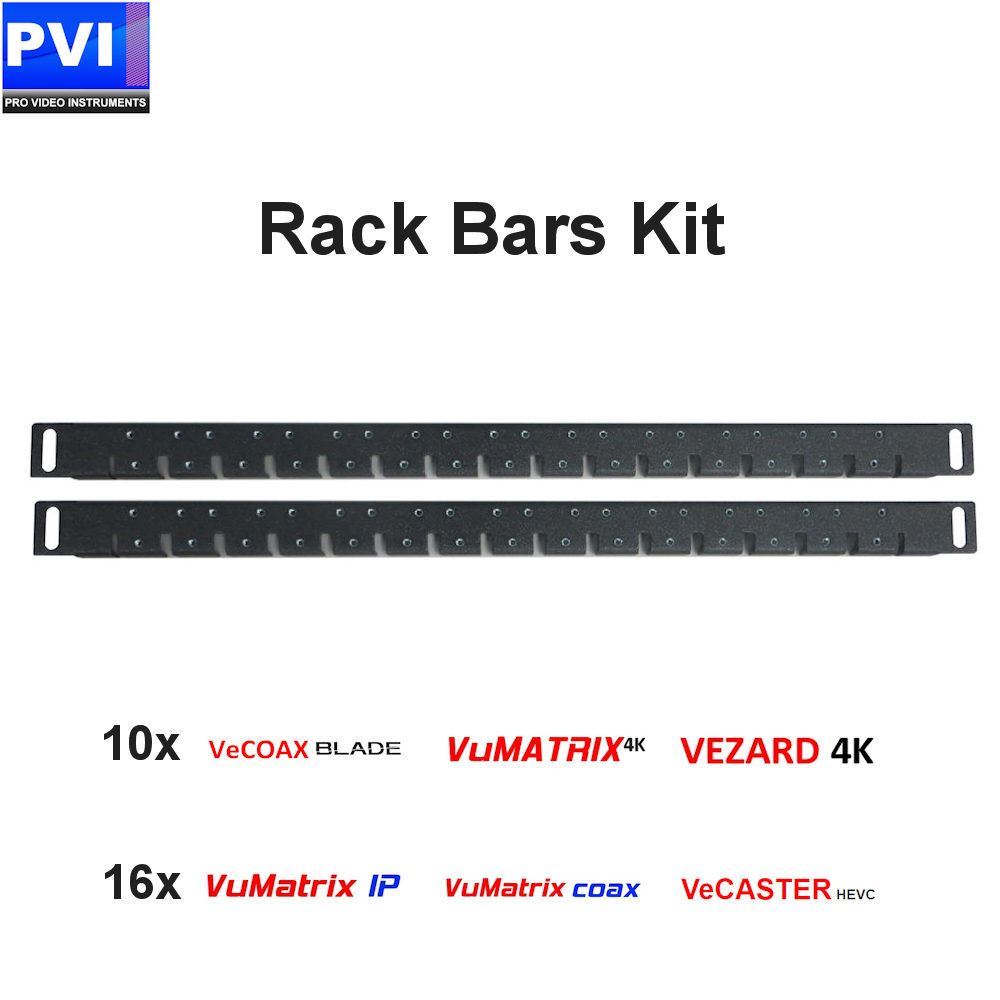 ProVideoInstruments Rack Mount Bars Kit for all PVI Encoder Modules - NEW