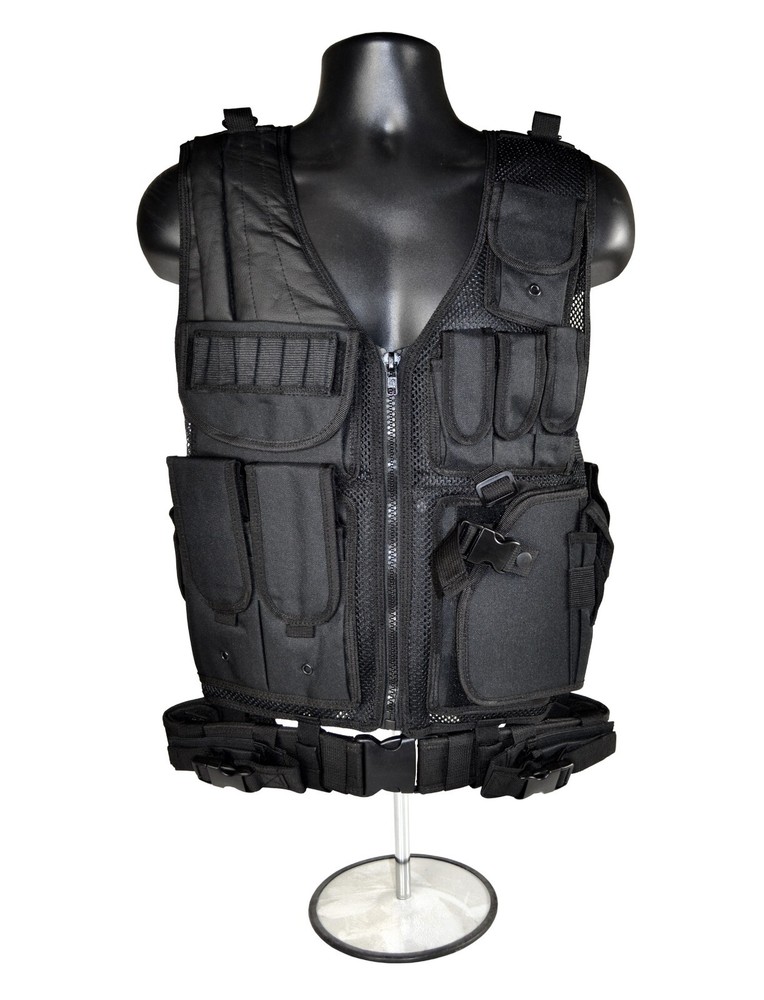 Tactical Multi Function Vest, Black