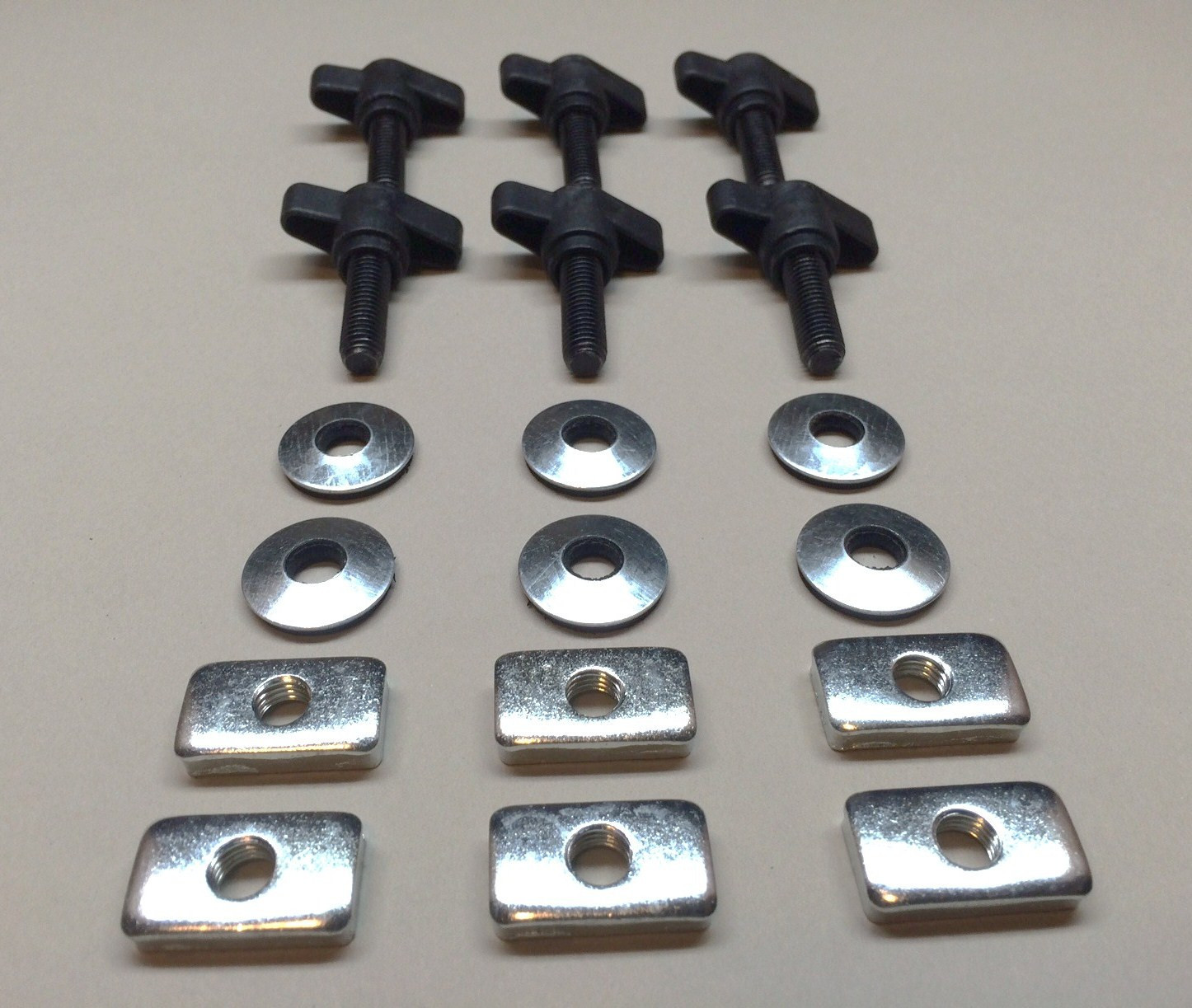 1997 to 2006 Jeep Wrangler TJ Jeep Wrangler Hard Top Thumb Screws/Nuts/Washers