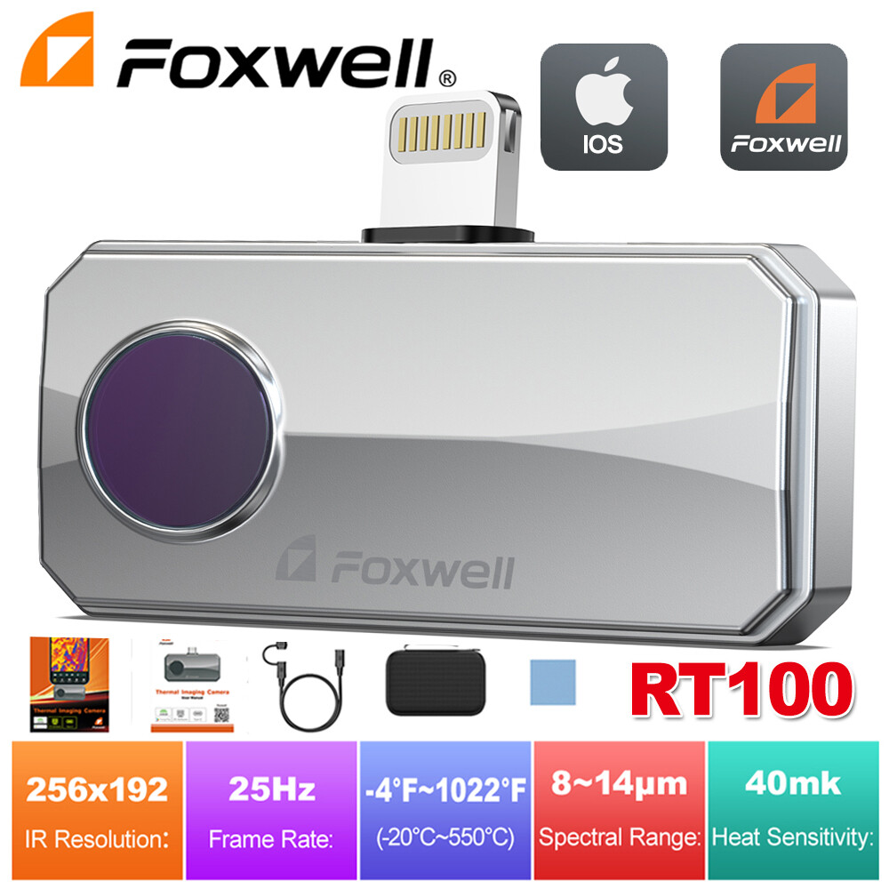 FOXWELL RT100 Thermal Imaging Camera Infrared Thermal Camera for IOS IPhone PC