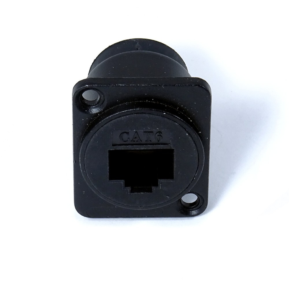 Ethernet Network Feedthrough Female Pass Through Panel Mount Breakout CAT6