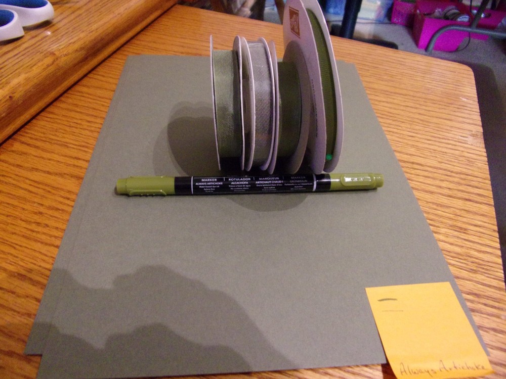 STAMPIN UP ALWAYS ARTICHOKE PACK