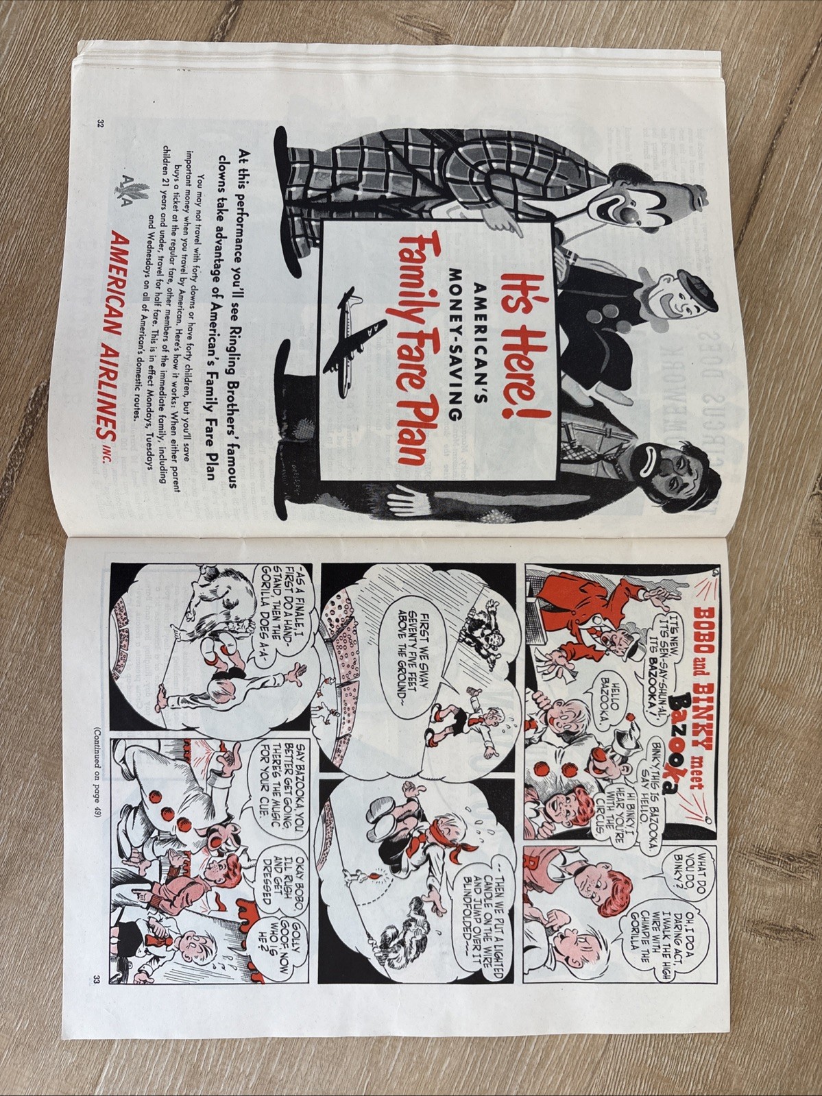 RINGLING BROS and Barnum & Bailey Circus 1949 Vintage Program Magazine