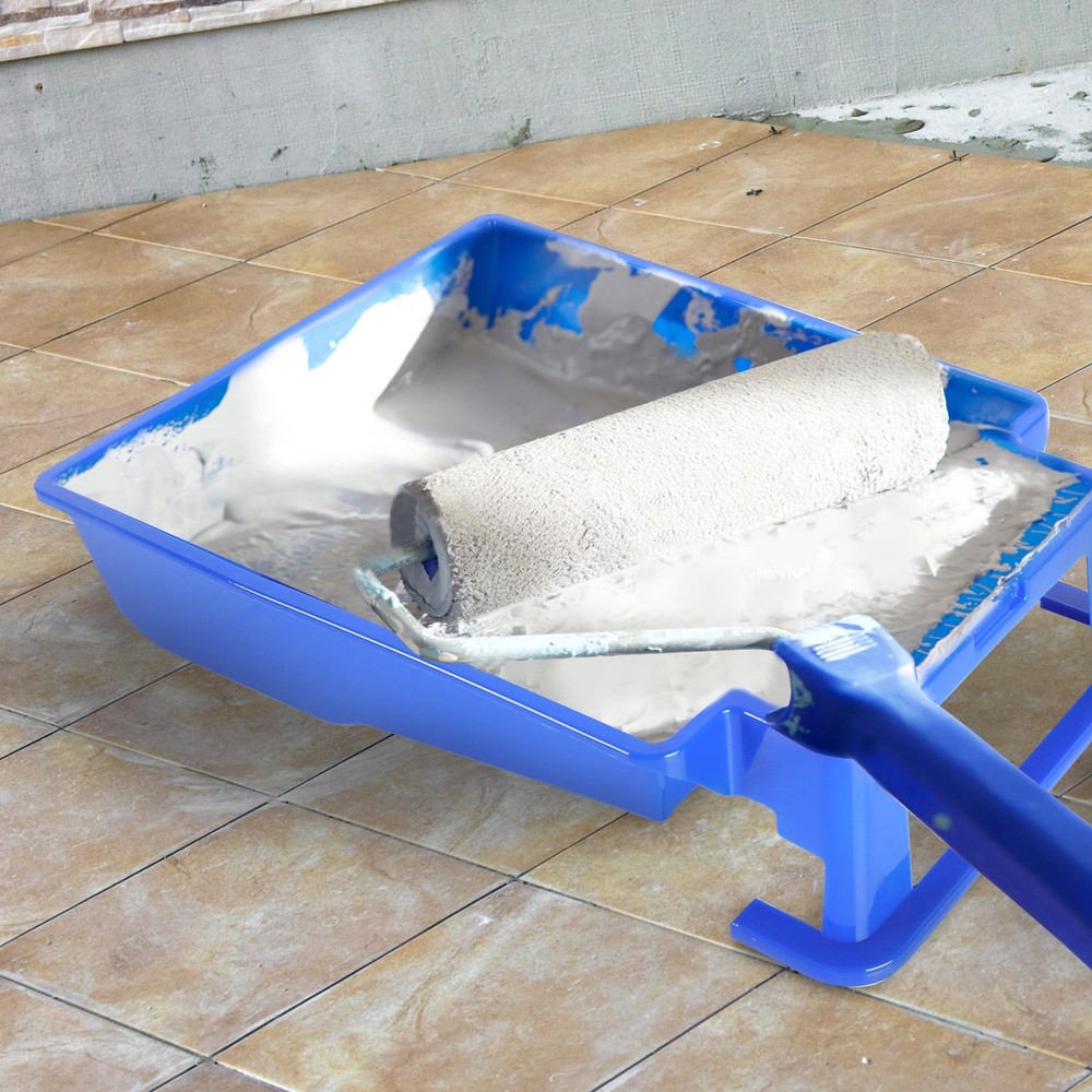 Paint Pro Plastic 9-inch Plastic Paint Tray, Blue