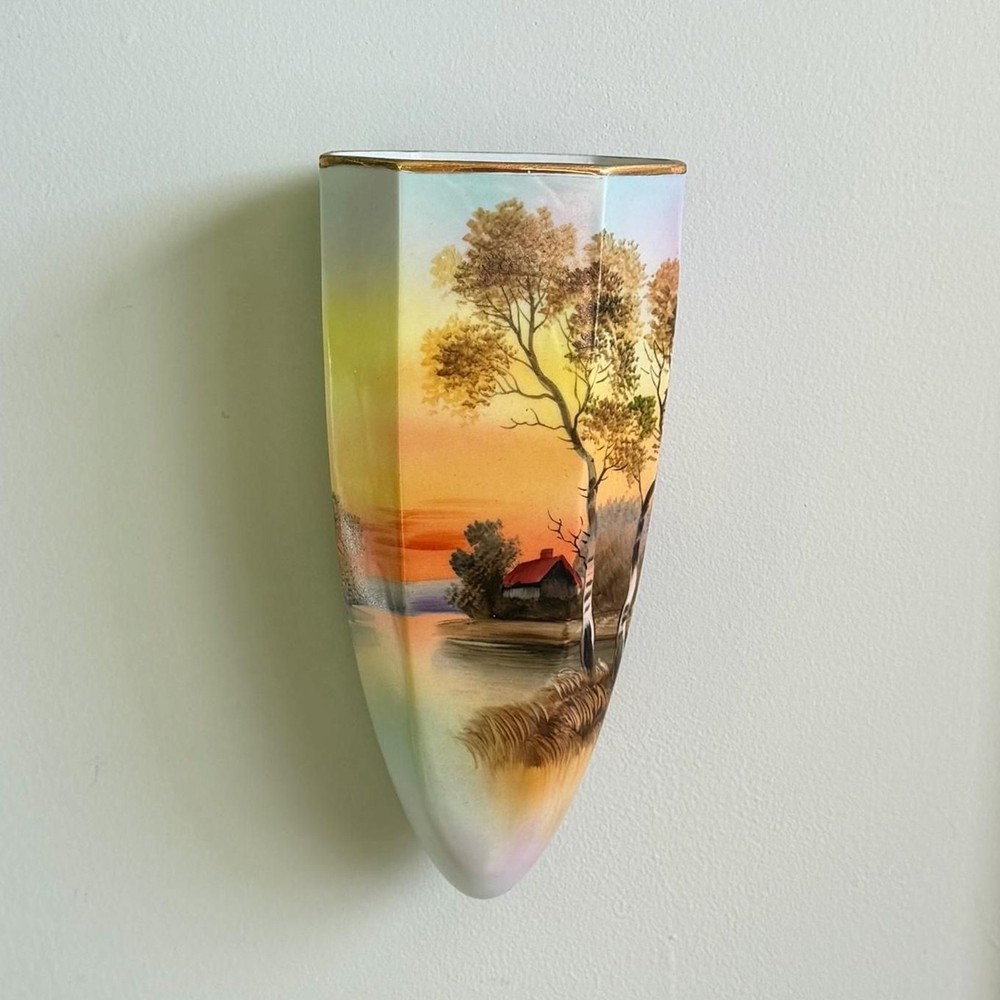 1920s Noritake Morimoto Wall Pocket
