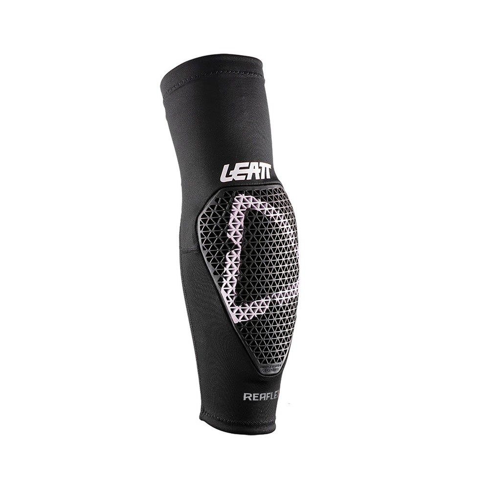 LEATT ReaFlex Motorcycle Elbow Pad Black White CE Certified