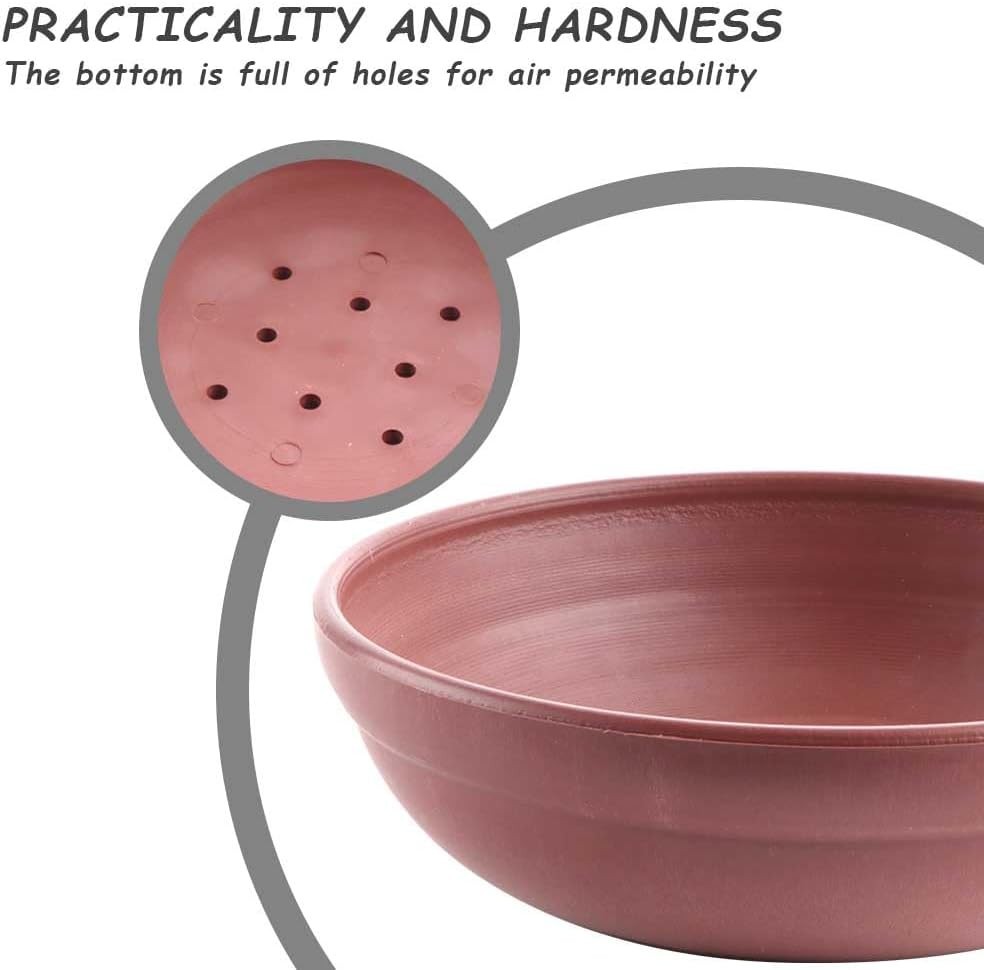 4 Pack Bird Nest Bowl Plastic Racing Pigeon Breeding Hatching for Doves Pigeon