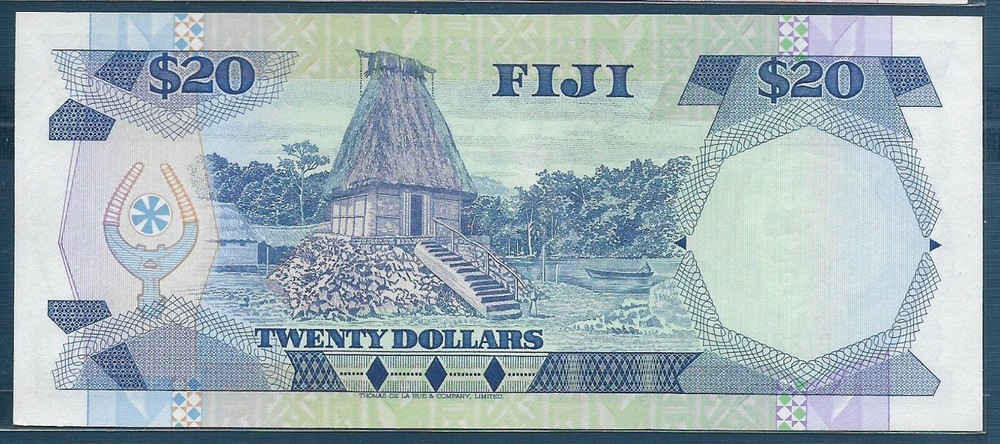 Fiji 20 Dollars, 1980, P 80a, AU