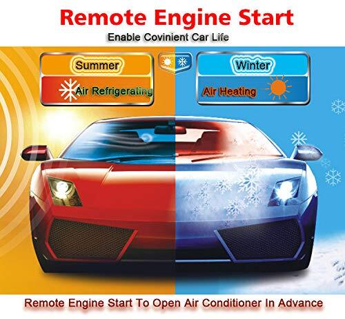 Car Keyless Entry Security Alarm System With Remote Engine Start And Push To Sta
