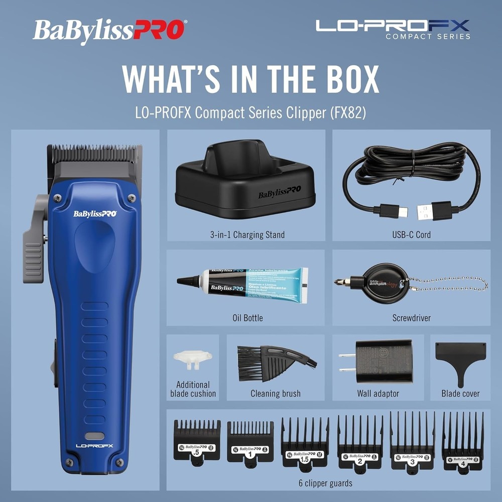 BaBylissPRO FXONE Lo-PRO FX High Performance Compact Clipper | FX82