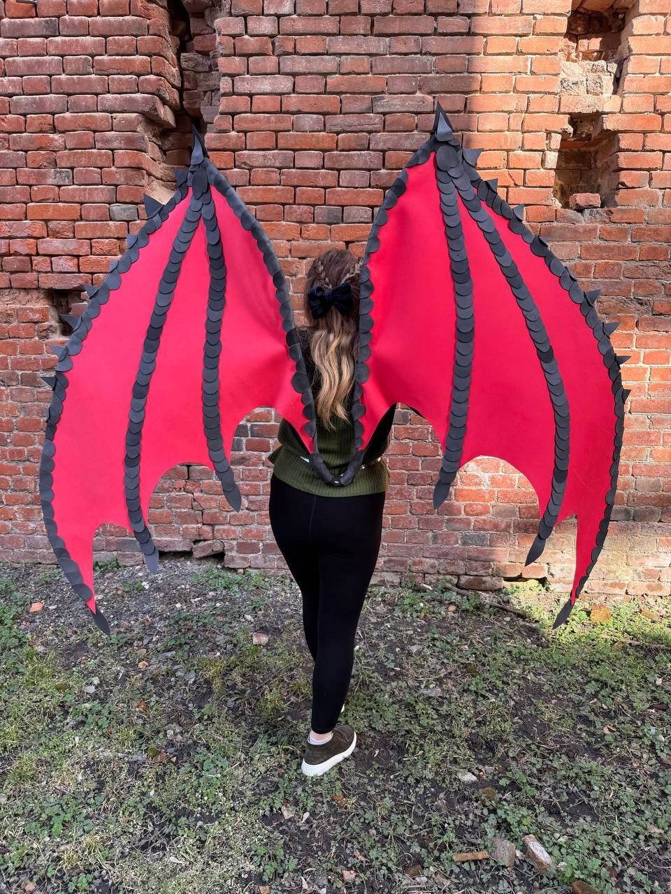 ed Dragon Wings Cosplay Large Demon Bat Wings Gothic Costume Adult Fursuit
