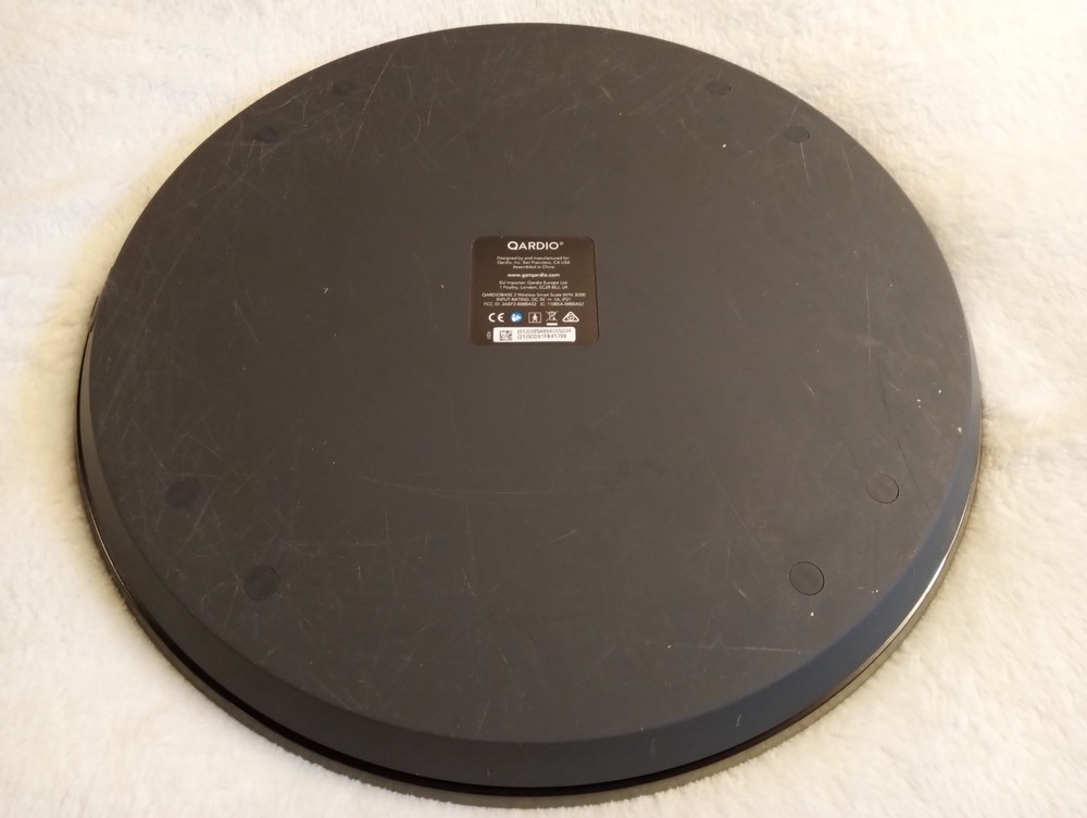 ⚫ Qardio Base 2 Wireless Smart Scale & Body Analyzer -Black *Read Description!