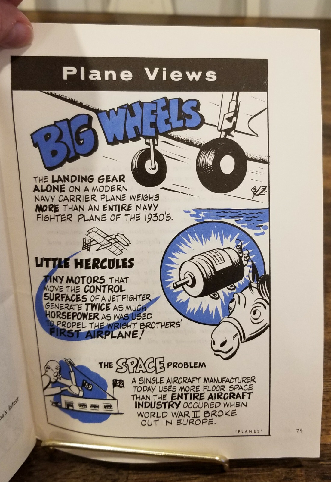 Vintage 1950s Aircraft Industries Association AIA PLANE VIEWS Pamphlet Brochure