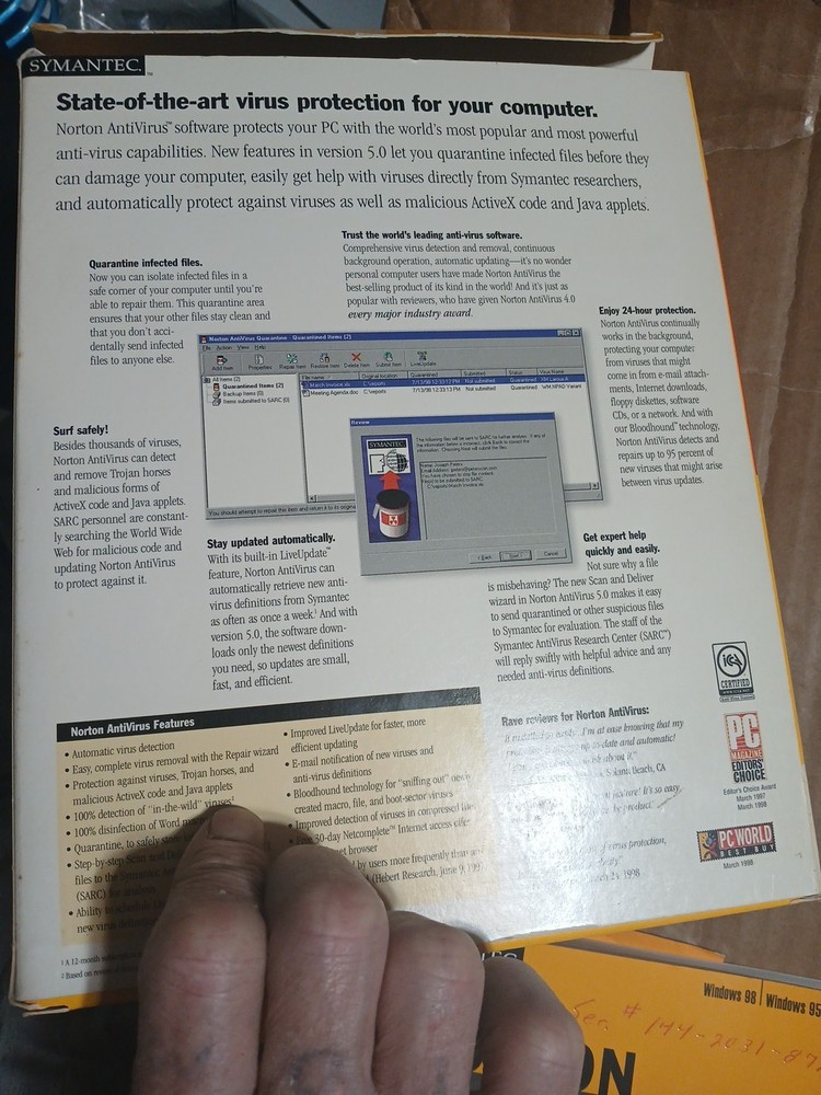 Symantek Norton Antivirus Version 5.0 (1998)