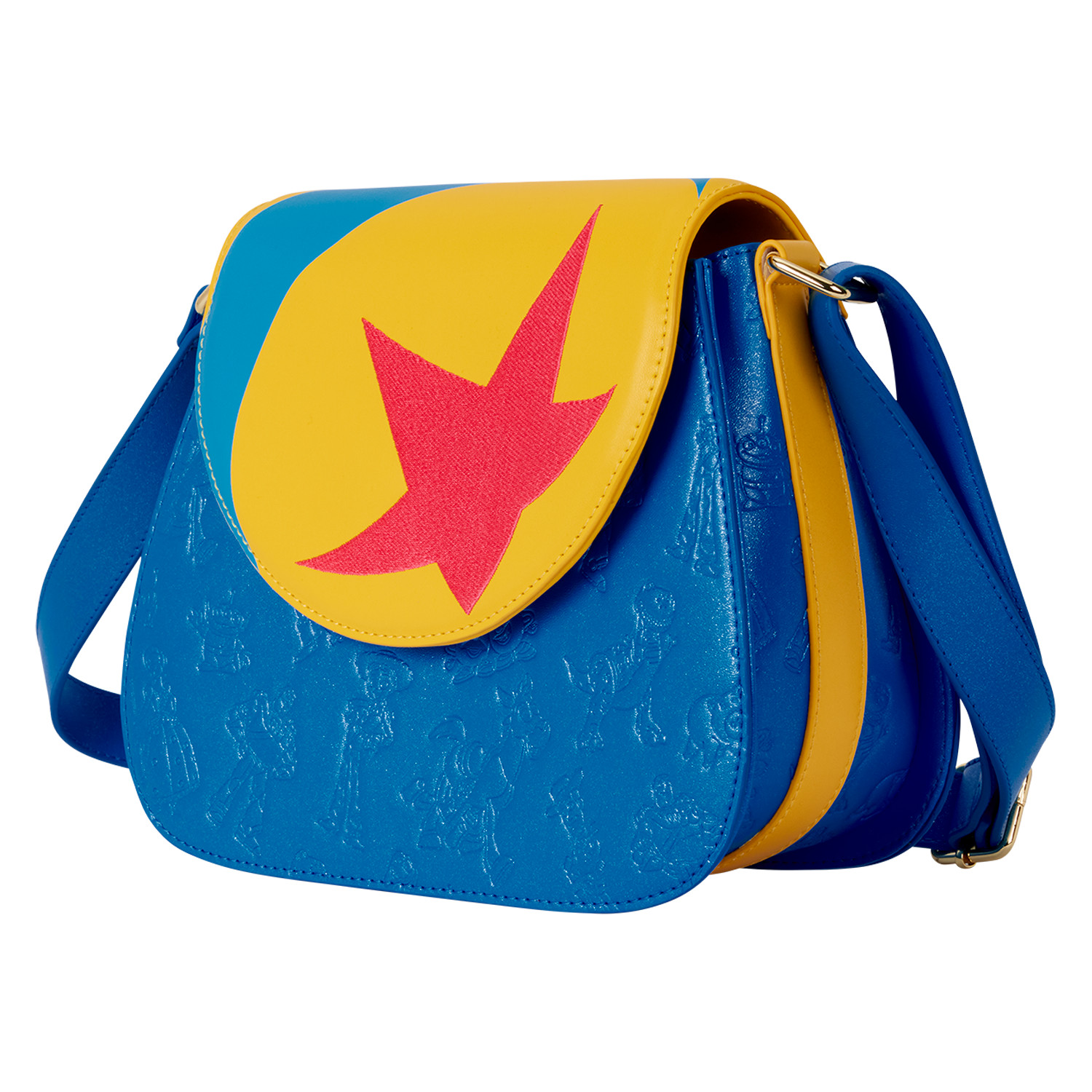 NEW Disney Toy Story Loungefly Crossbody Bag Pixar Ball Blue Limited 1000 Yellow