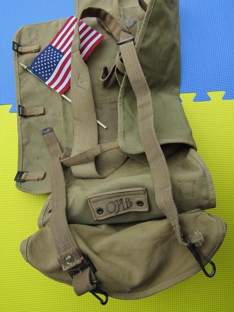 WW I U.S. Army Combat Backpack, Original !