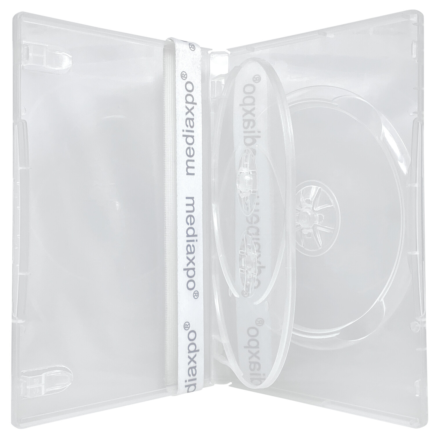 STANDARD Clear Triple 3 Disc DVD Cases Lot
