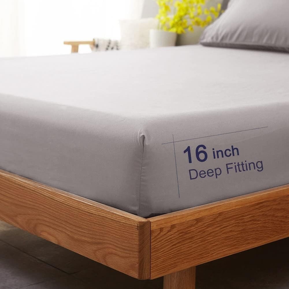 Bed Sheet Set Super Soft Microfiber 1800 Thread Count Luxury Egyptian Sheets