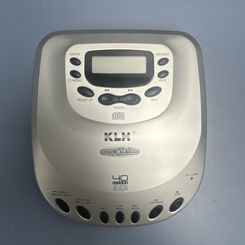 klh pcd604ack portable CD player