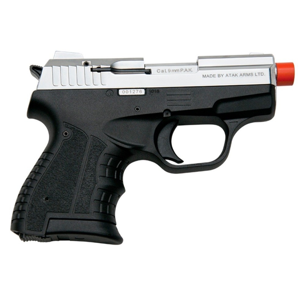 Movie Prop Gun Chrome