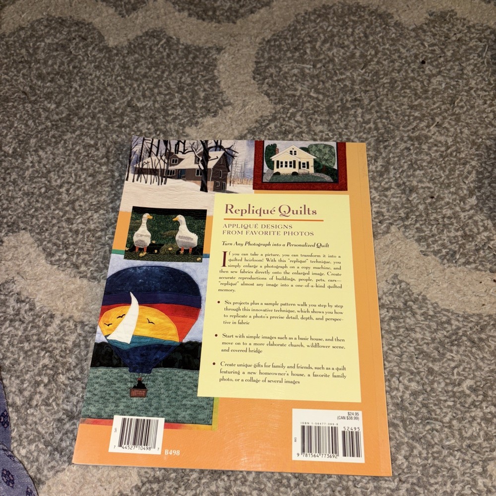 Good Condition Replique Quilts Pattern Book by Chris Lynn Kirsch