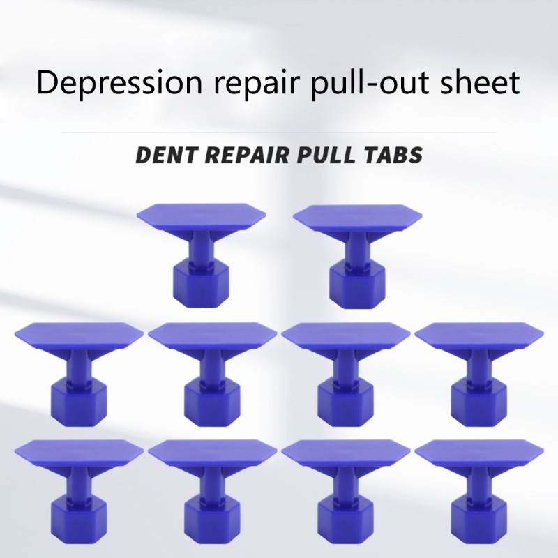 10Pcs Dent Removal Tool Dent Puller Tabs Auto Maintenance Tool