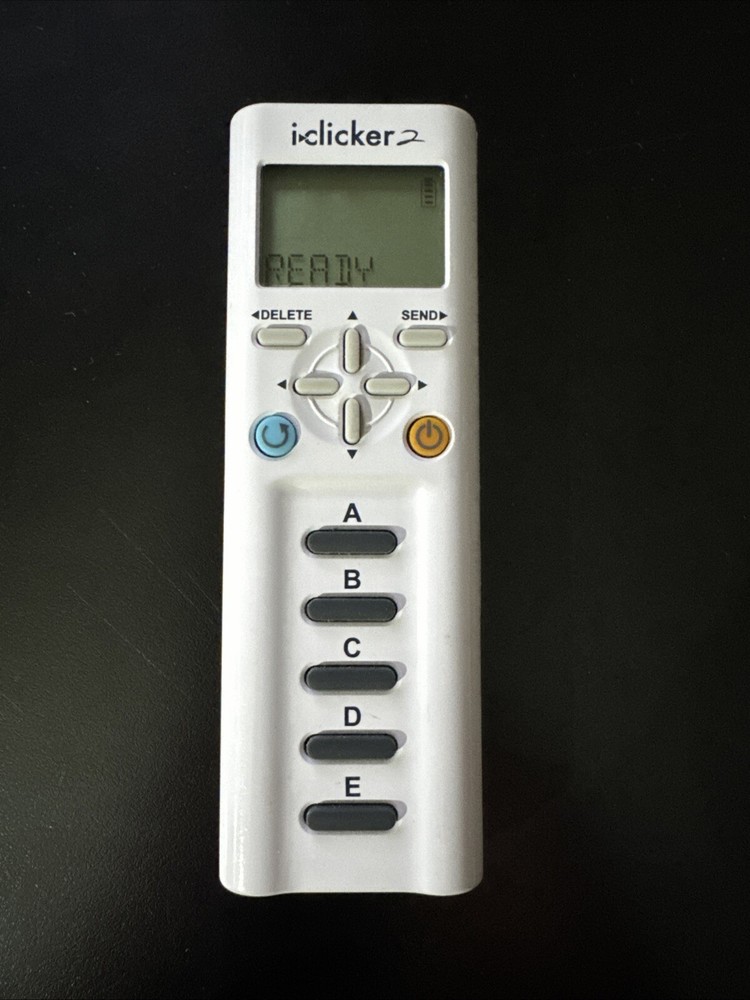 iClicker 2 Student Remote Classroom Response Controller White