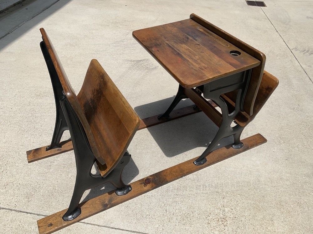 Antique School Desk