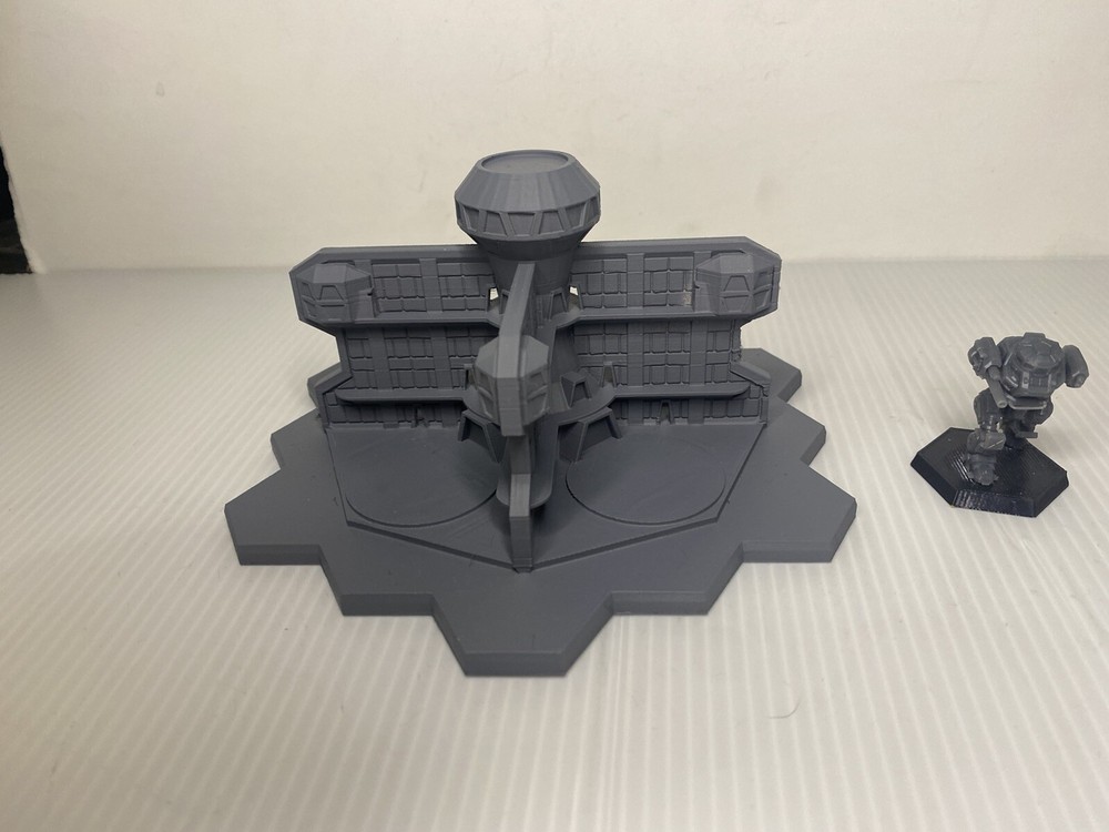 Lance Hanger w/ Hex Base, Tabletop War Game Terrain Battletech (6mm)