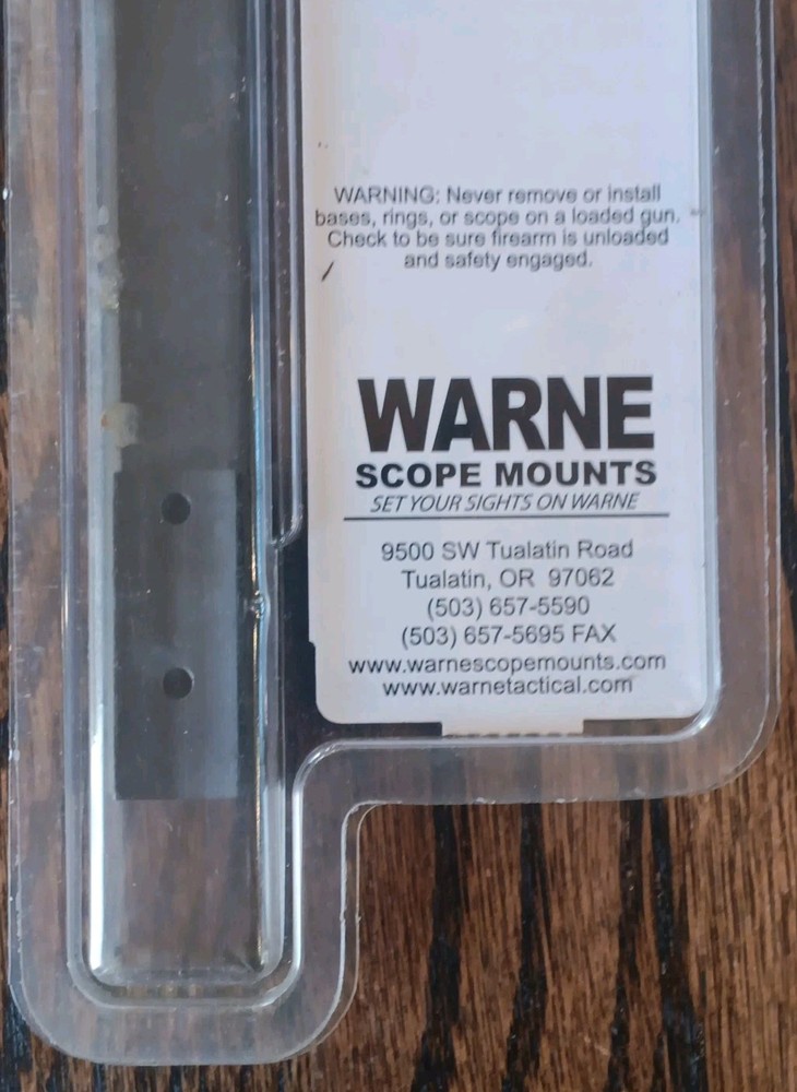 WARNE TACTICAL 20-MOA TACTICAL RAIL M675-20MOA