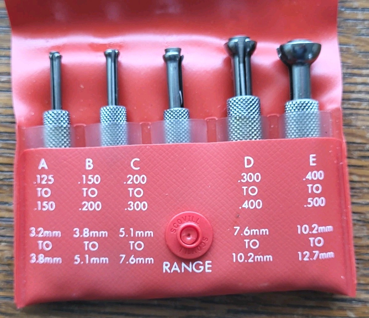 Starrett No. S 830 F Small Hole Gages w/Pouch Machinist Tools USA