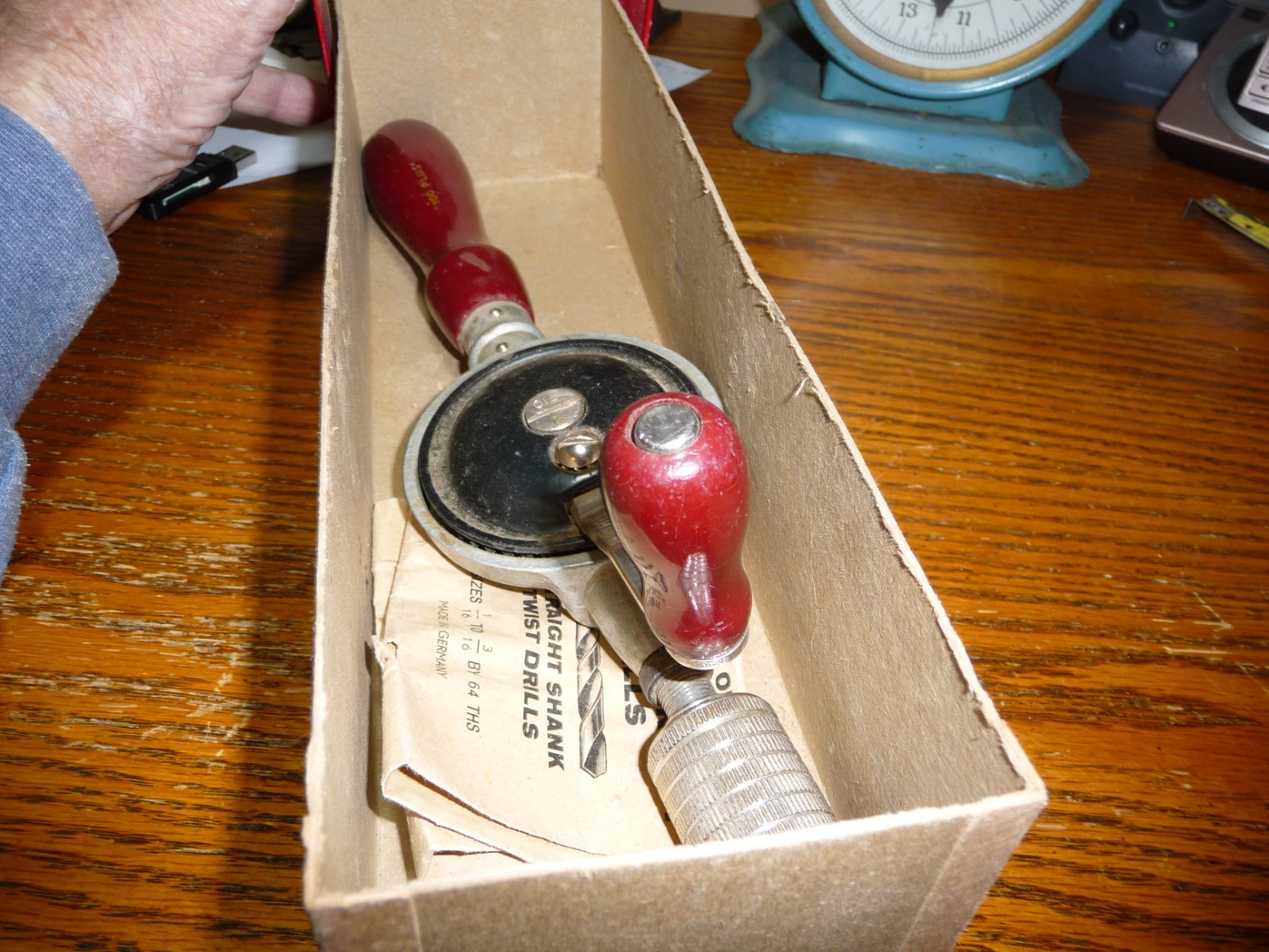 Millers Falls (Greenfield, Mass) No. 77A Hand Drill + Box( MINT)