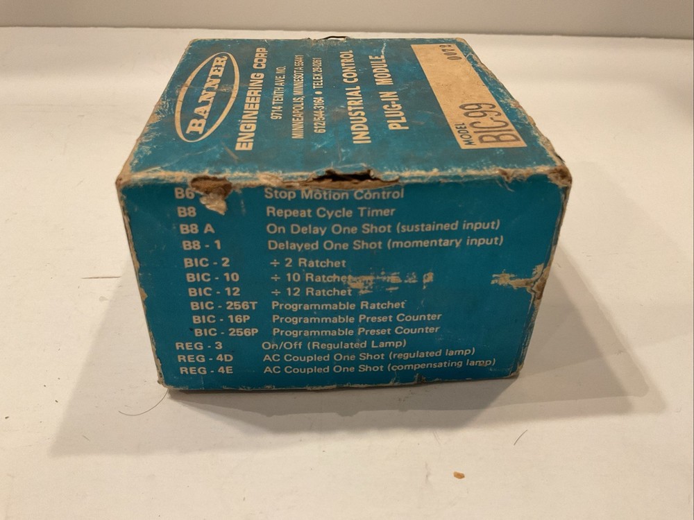 Banner BIC-99/ BIC99 COUNTER MODULE - NEW
