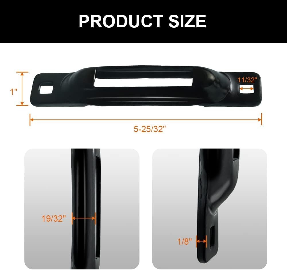 10 PCS E-Track Single Slot Tie Downs E-Track Single Strap Tie Down Anchors
