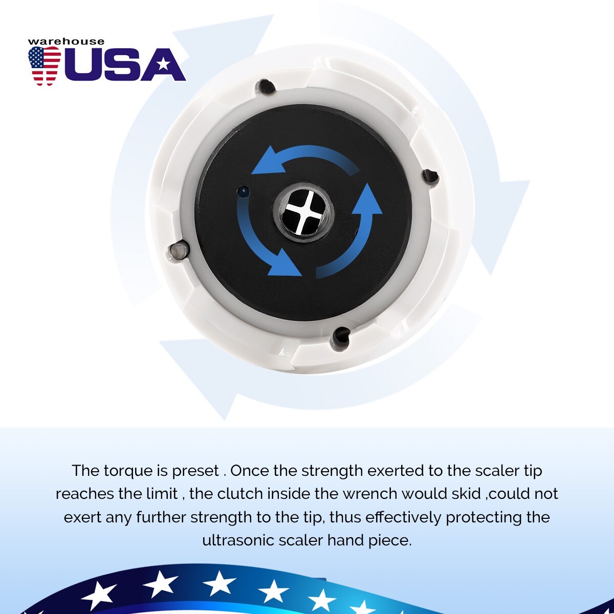 5X Dental Ultrasonic Piezo Scaler Tips Torque Wrench Key for NSK EMS SATELEC DTE